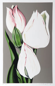 White Tulips Screenprint | Lowell Blair Nesbitt,{{product.type}}