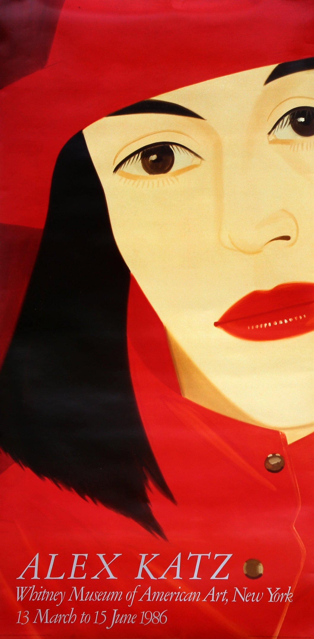 Whitney Museum of Art - Red Coat Poster | Alex Katz,{{product.type}}