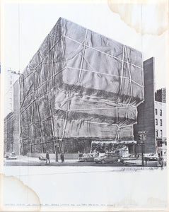 Whitney Museum Wrapped Poster | Christo and Jeanne-Claude,{{product.type}}