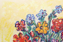 Wildflowers (on Yellow) Lithograph | Wayne Ensrud,{{product.type}}