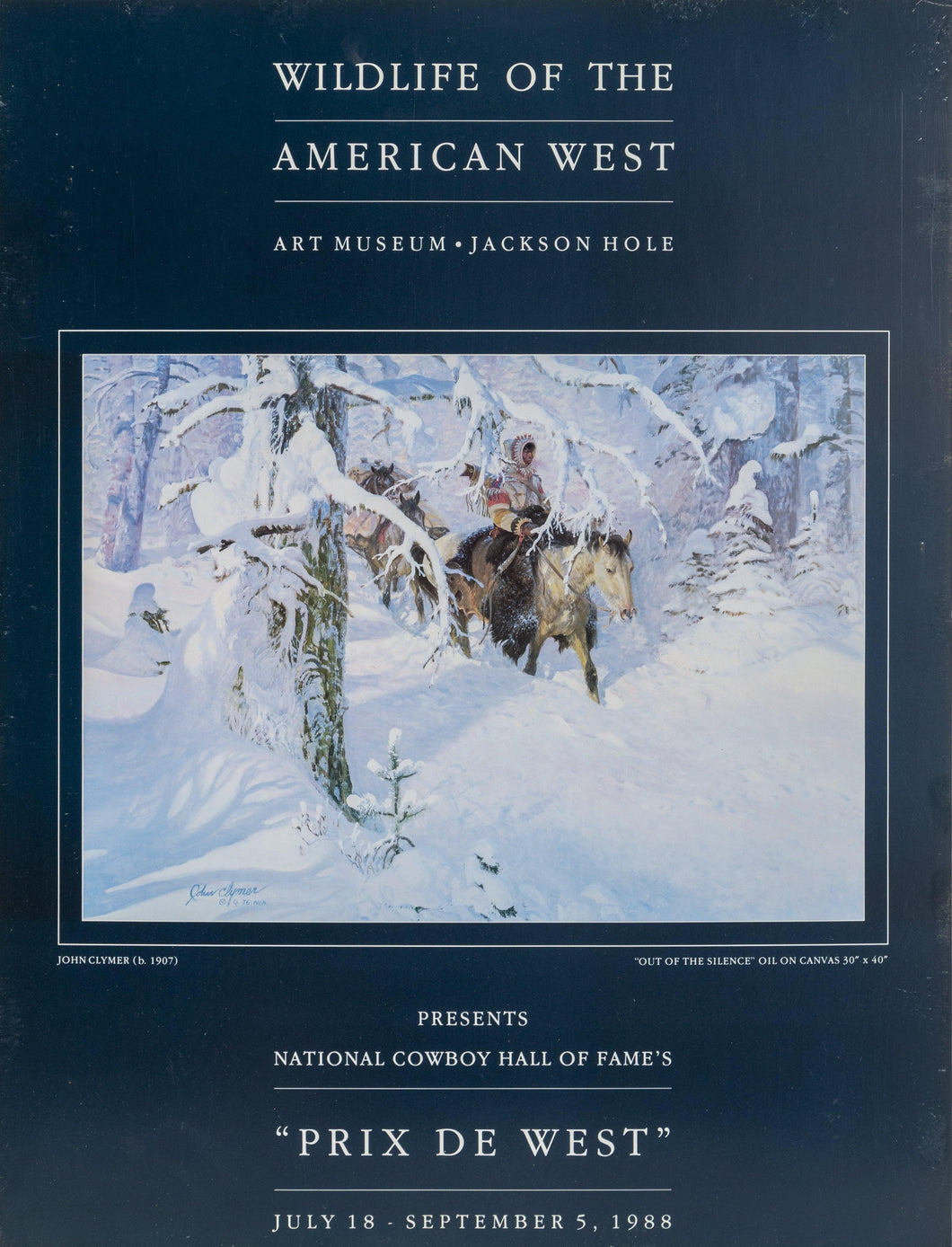 Wildlife of the American West - Out of the Silence Poster | John Clymer,{{product.type}}