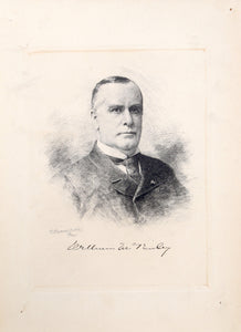 William McKinley from The Presidents of the United States Etching | P. Raymond Audibert,{{product.type}}