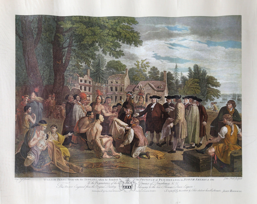 William Penn's Treaty with the Indians Poster | Benjamin West,{{product.type}}