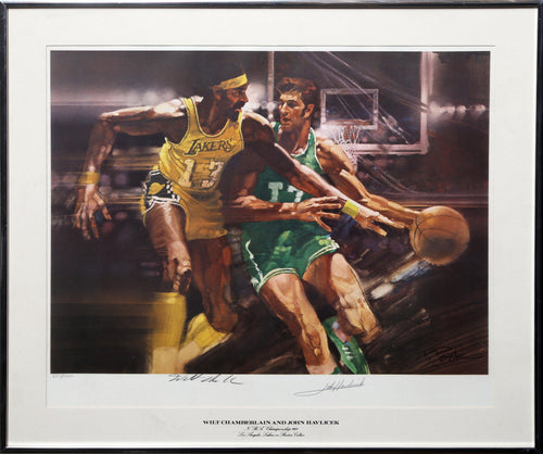 Wilt Chamberlain and John Havlicek Poster | Robert Peak,{{product.type}}