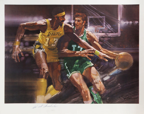 Wilt Chamberlain from Sports Illustrated Living Legends Portfolio Lithograph | Robert Peak,{{product.type}}