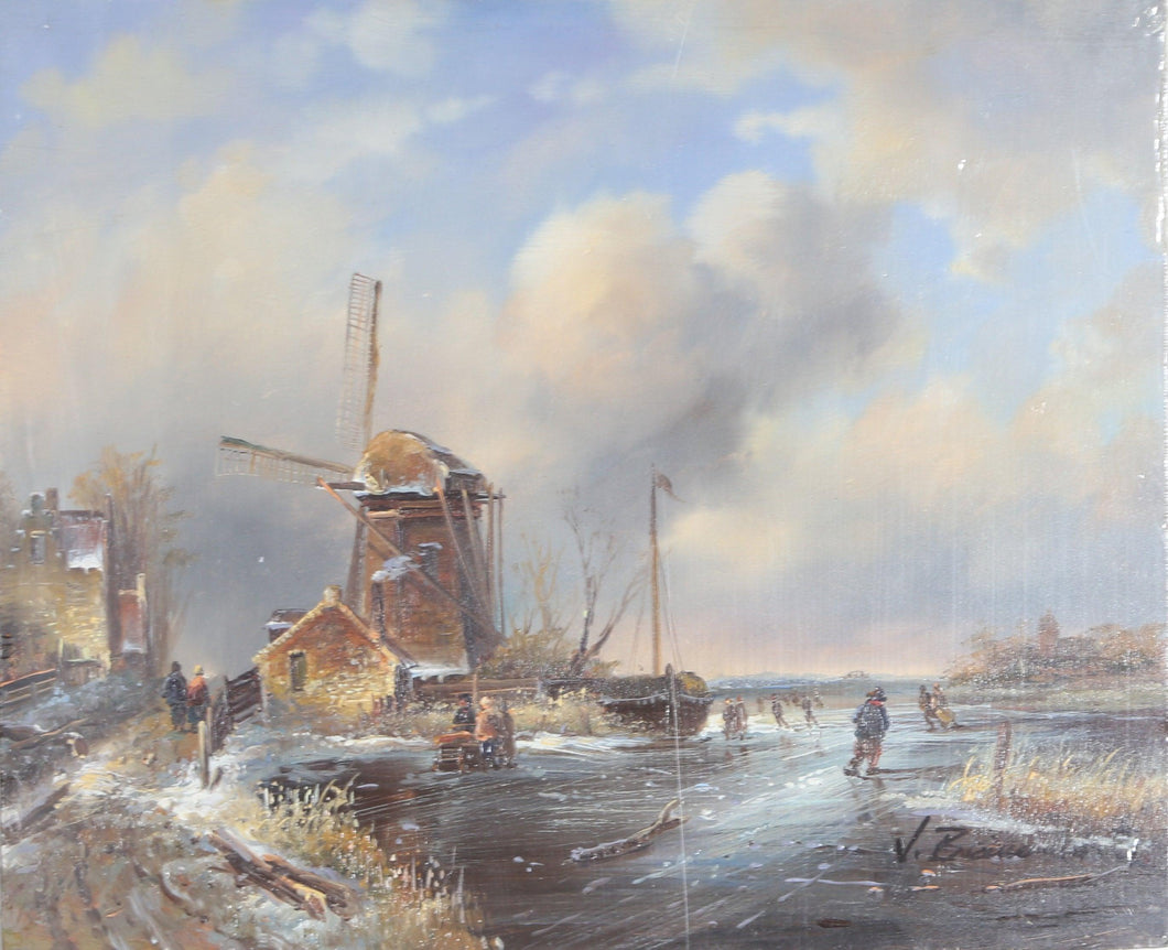 Windmill 2 Oil | Unknown Artist,{{product.type}}