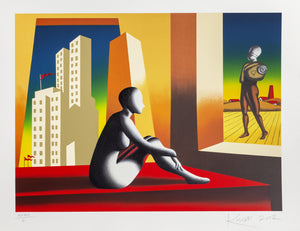 Window of Opportunity screenprint | Mark Kostabi,{{product.type}}
