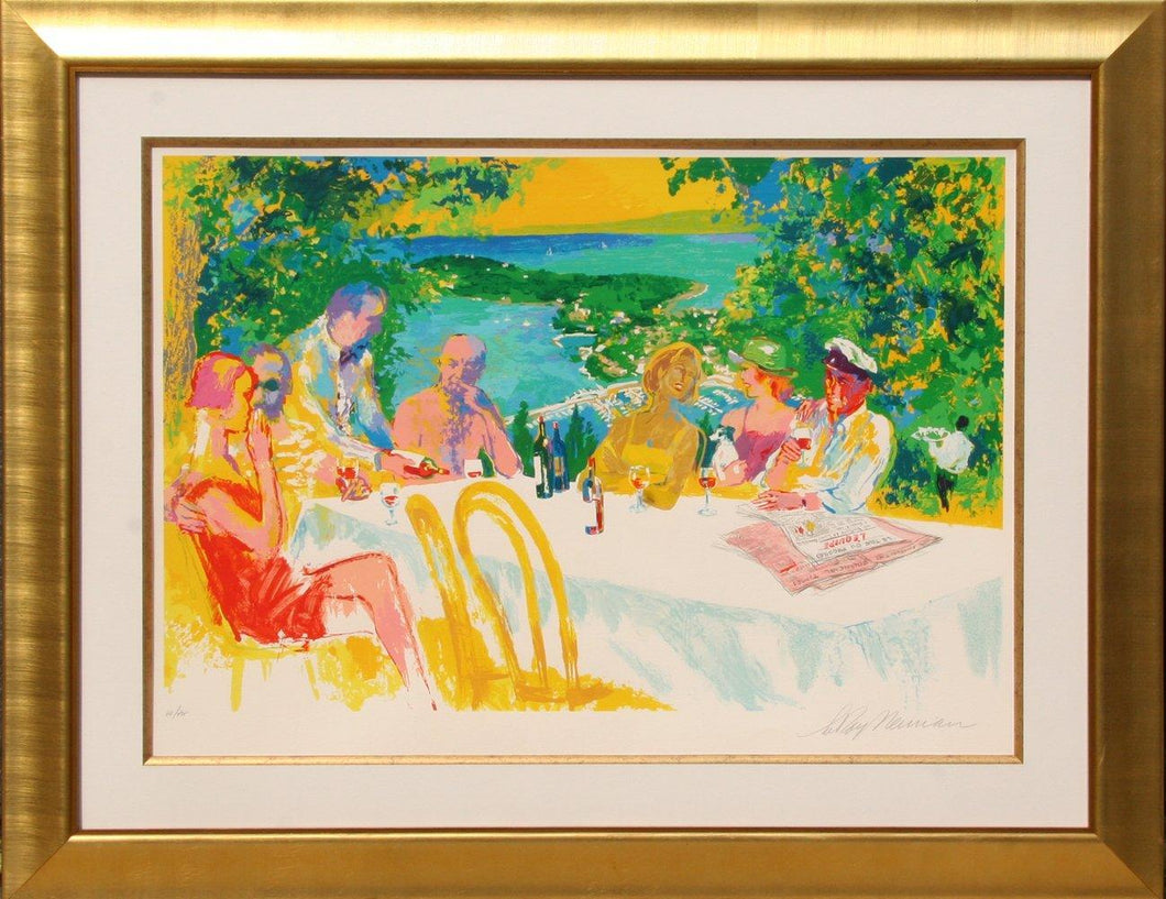 Wine Alfresco Screenprint | LeRoy Neiman,{{product.type}}