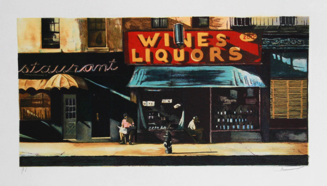 Wines and Liquors Lithograph | Harry McCormick,{{product.type}}