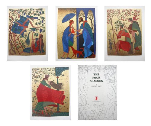 Winter from the Four Seasons Portfolio Lithograph | Shlomo Katz,{{product.type}}