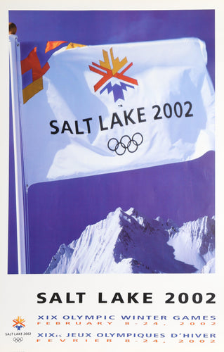 Winter Olympics - Salt Lake City (Flag) Poster | Edward Mitchell,{{product.type}}