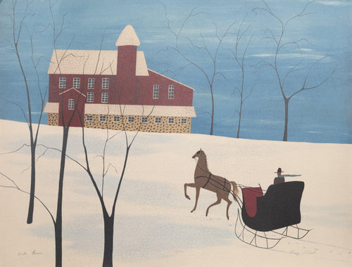 Winter Recess screenprint | Nancy Lubeck,{{product.type}}