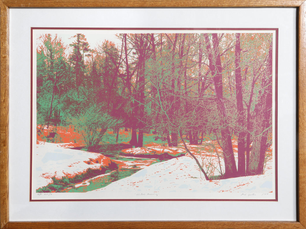 Winter's Morning Lithograph | Max Epstein,{{product.type}}