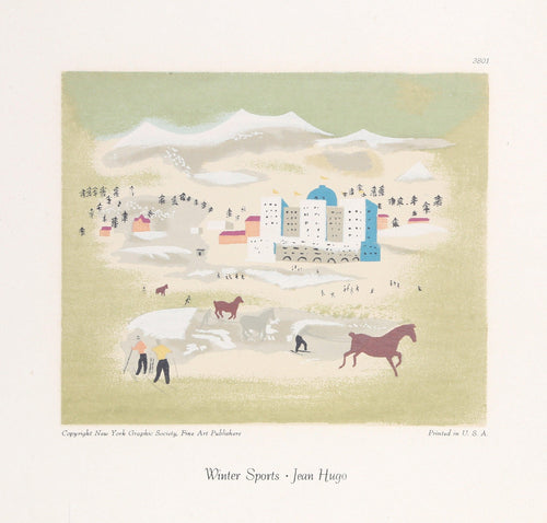 Winter Sports Poster | Jean Hugo,{{product.type}}