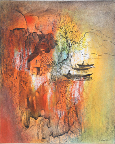 Winter Stream Gouache | Luz,{{product.type}}