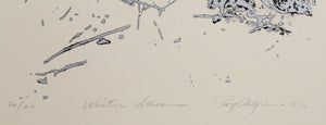 Winter Stream lithograph | Roy Ahlgren,{{product.type}}