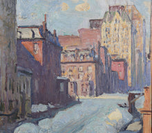 Winter Street Scene Oil | Kenneth Frazier,{{product.type}}