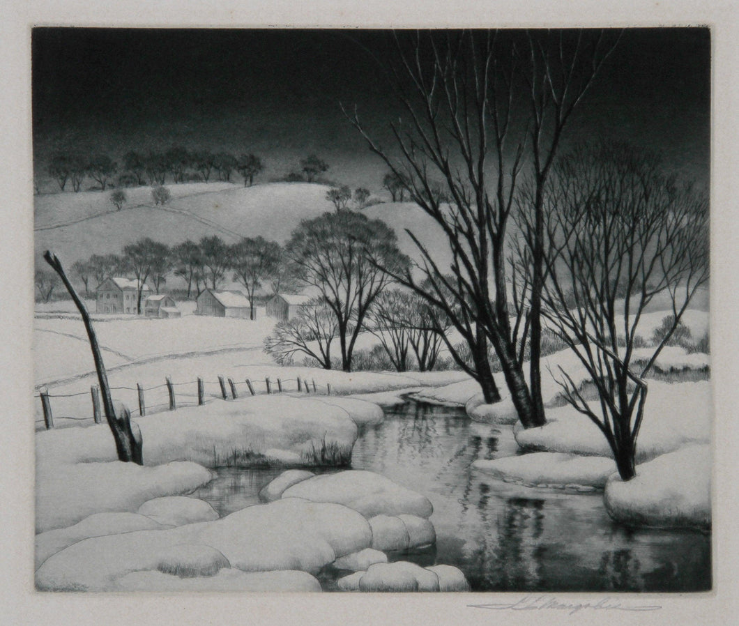 Winter Symphony Etching | Samuel Margolies,{{product.type}}