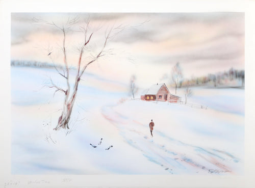 Winter Time Watercolor | Erik Freyman,{{product.type}}