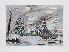 Winter Tranquility Lithograph | Bogdan Grom,{{product.type}}