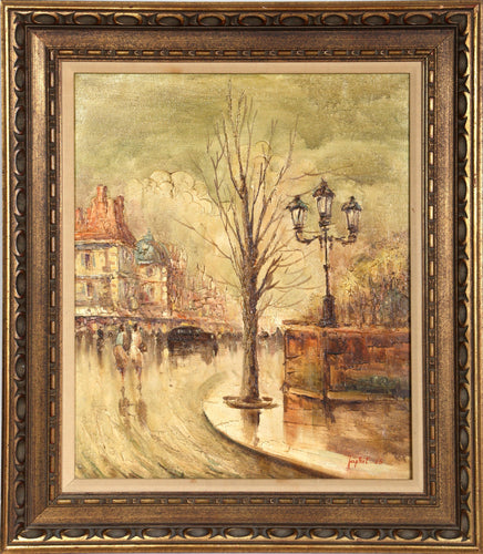 Winter Tree by European Street Oil | Unknown Artist,{{product.type}}