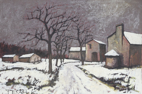Winter Village (13) Oil | Jacques Pergel,{{product.type}}