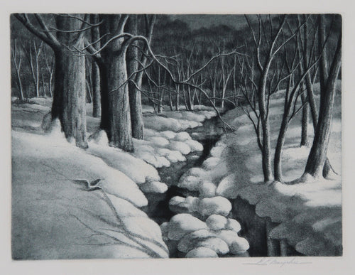 Winter Wonderland Etching | Samuel Margolies,{{product.type}}