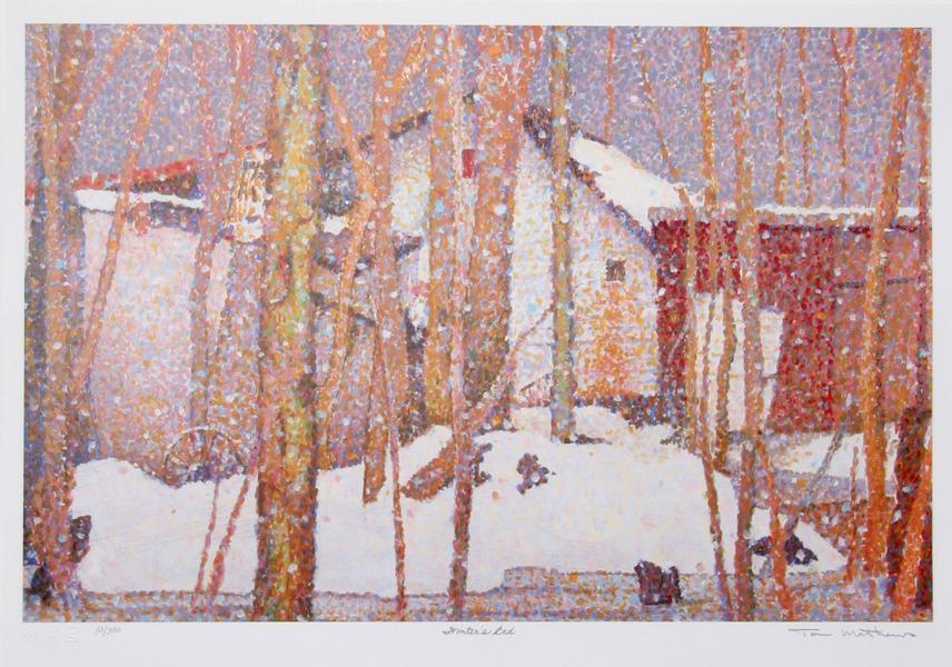 Winters End Lithograph | Tom Mathews,{{product.type}}