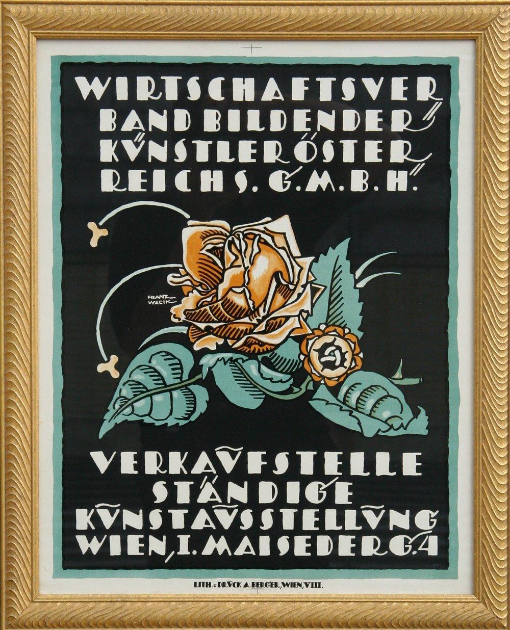 Wirtschaftsver. Poster | Franz Wacik,{{product.type}}