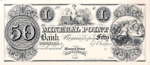 Wisconsin - Fifty Dollars Currency | American Bank Note Commemoratives,{{product.type}}