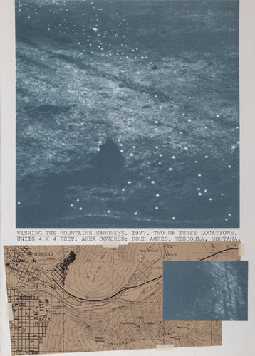 Wishing the Mountains Madness Lithograph | Dennis Oppenheim,{{product.type}}