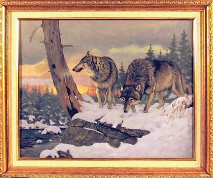 Wolves Oil | Marcel Bordei,{{product.type}}