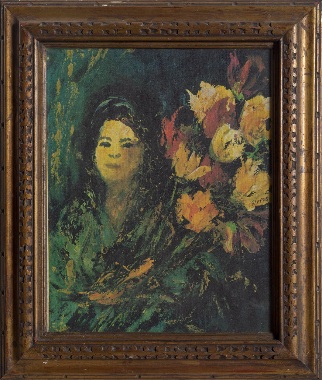 Woman and Flowers digital | Sirena (aka Antonia Mastrocristino Sirena),{{product.type}}