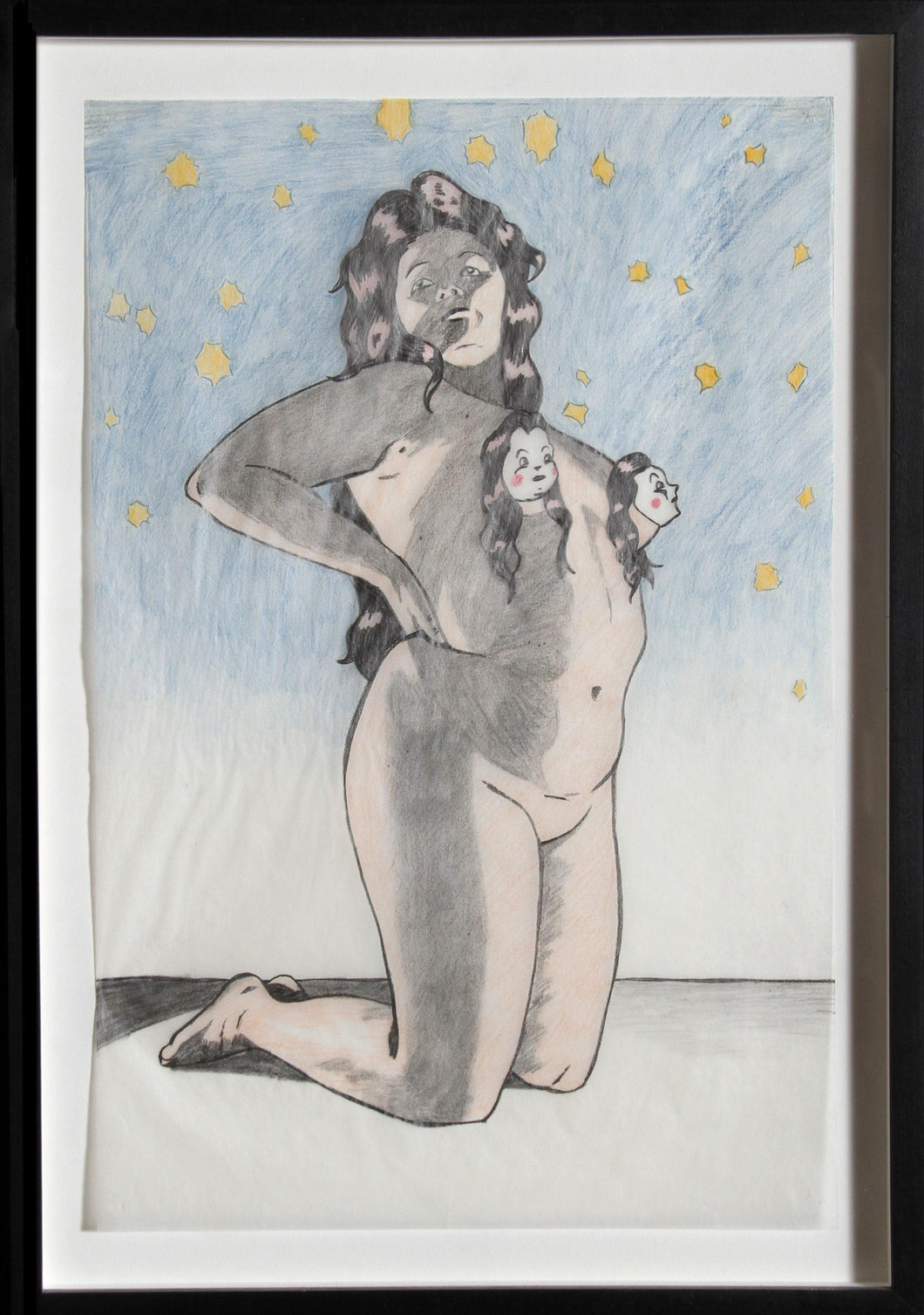Woman and Stars Pencil | Rudy Royval,{{product.type}}