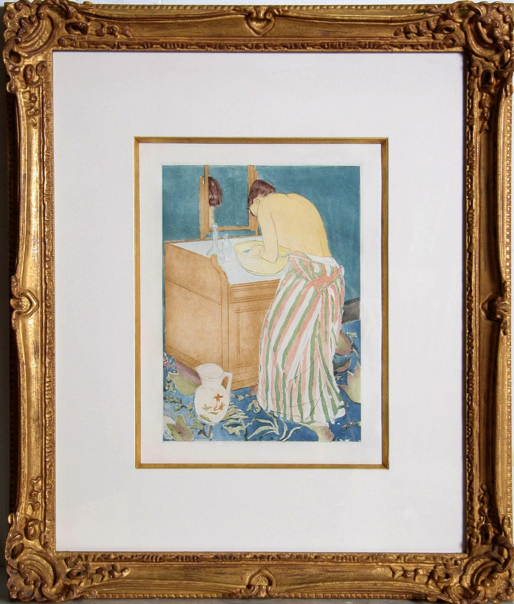 Woman Bathing Etching | Mary Cassatt,{{product.type}}