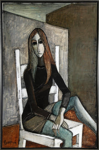 Woman in Chair Oil | Lucio Ranucci,{{product.type}}
