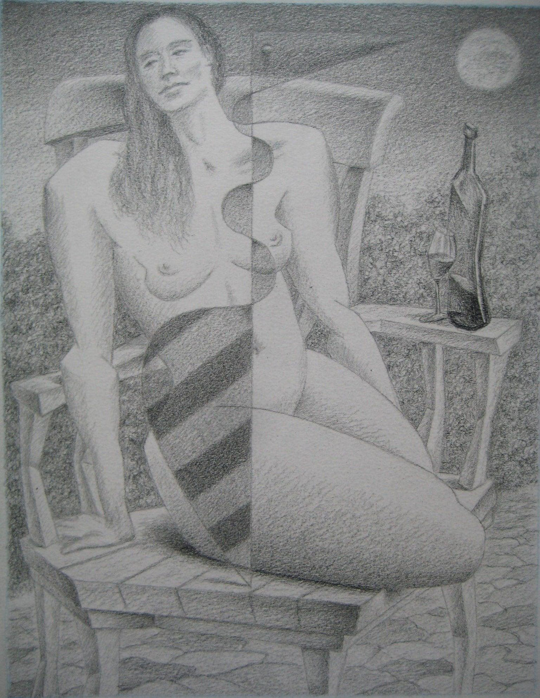 Woman in Chair Pencil | Oscar Ochoa,{{product.type}}