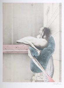 Woman in Corner from the Omaggio a Michelangelo Portfolio Poster | Paul Wunderlich,{{product.type}}