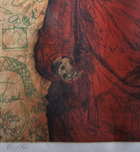 Woman in Red Etching | Saint Clair Cemin,{{product.type}}