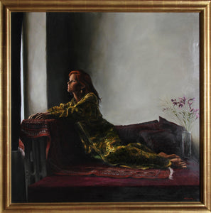 Woman in Yellow Dress Oil | Harry McCormick,{{product.type}}
