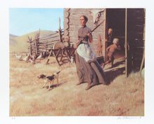 Woman of the West Lithograph | Harvey W. Johnson,{{product.type}}