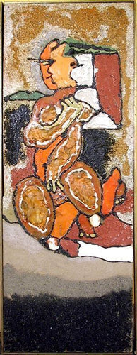 Woman on Beach Mixed Media | Alexander Raymond Katz,{{product.type}}