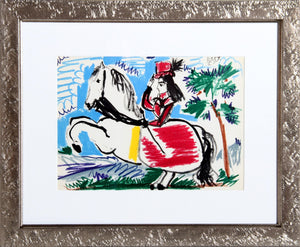 Woman on Horse 3 Lithograph | Pablo Picasso,{{product.type}}