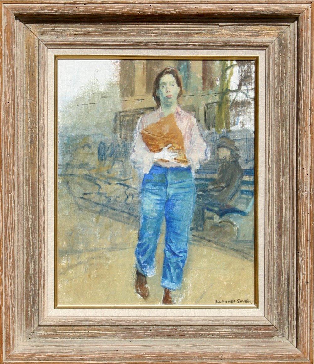 Woman on Street Oil | Raphael Soyer,{{product.type}}