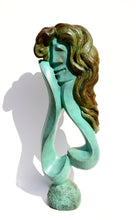 Woman with Blonde hair Metal | Ellen Brenner-Sorensen,{{product.type}}