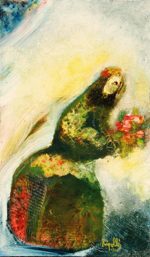 Woman with Flowers III Oil | Juan Garcia Ripolles,{{product.type}}