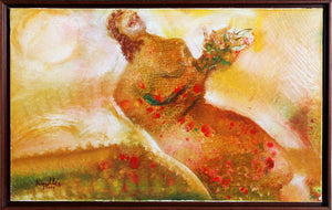 Woman with Flowers Oil | Juan Garcia Ripolles,{{product.type}}