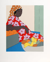 Woman with Fruit Lithograph | Robert Lider,{{product.type}}
