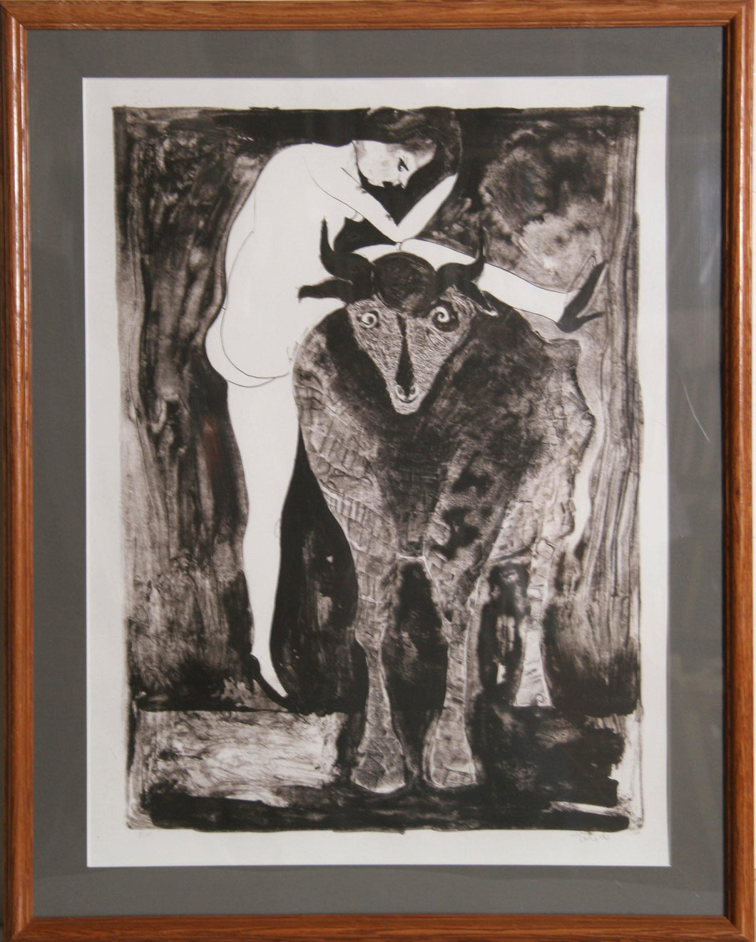 Woman with Goat Lithograph | Francisco Toledo,{{product.type}}