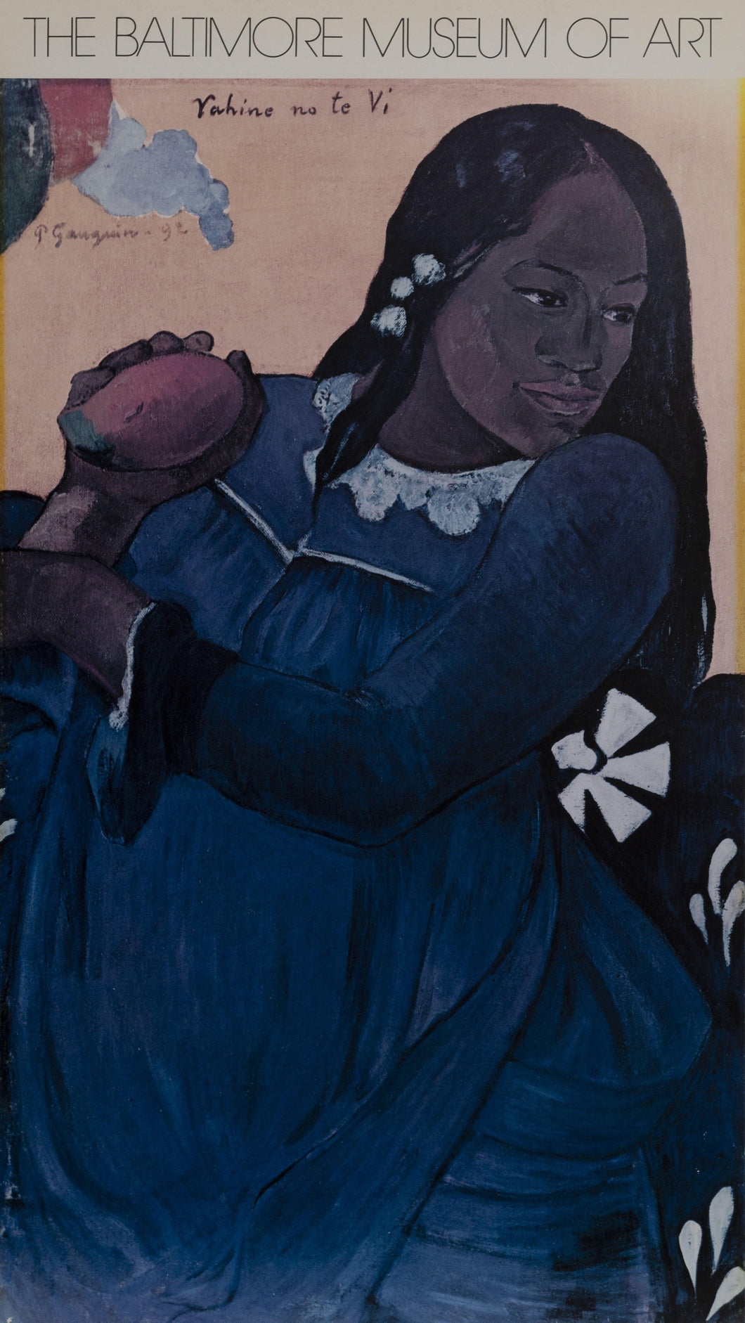 Woman with Mango - Baltimore Museum of Art Poster | Paul Gauguin,{{product.type}}